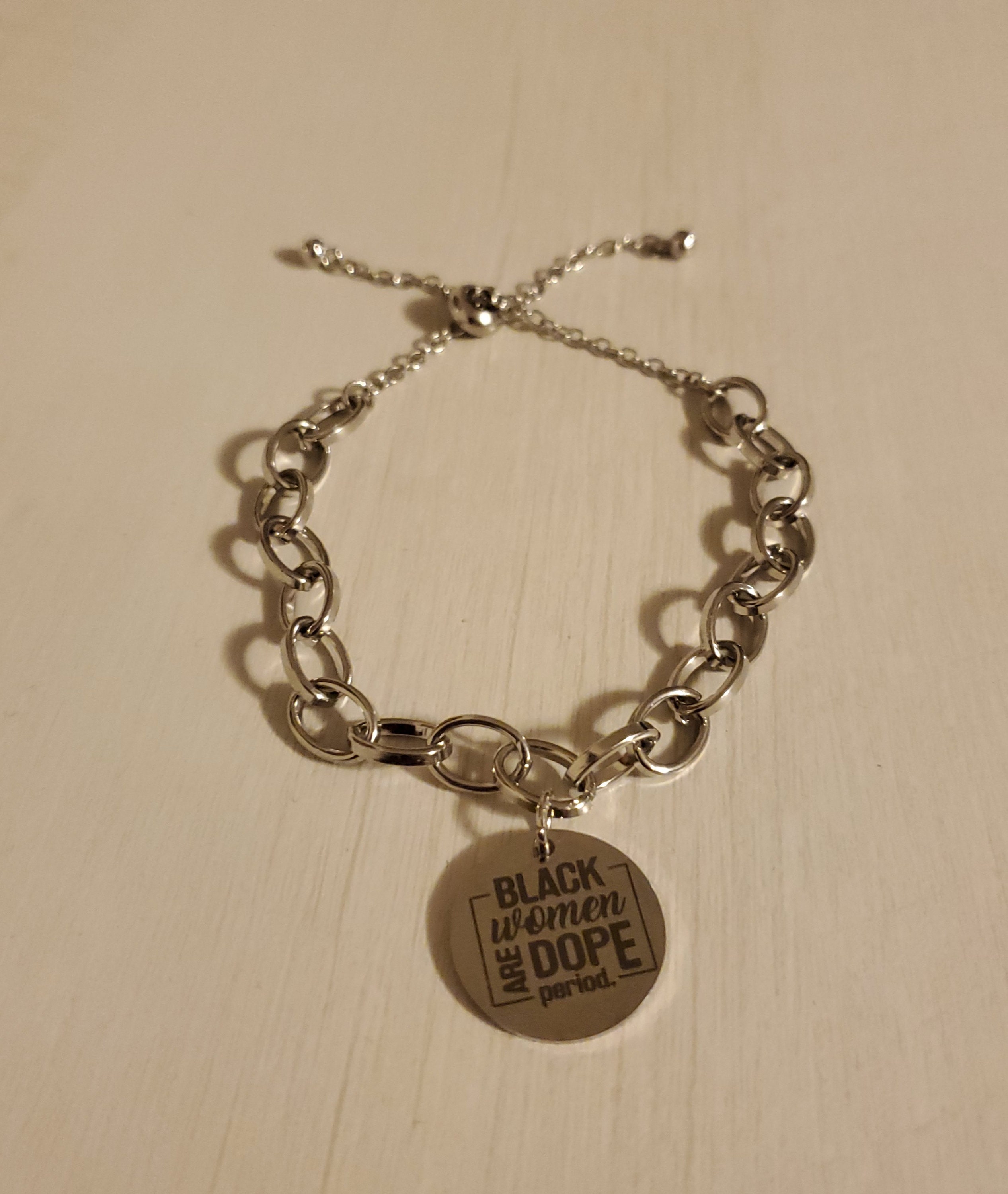 Black Women Adjustable Bracelet Etsy