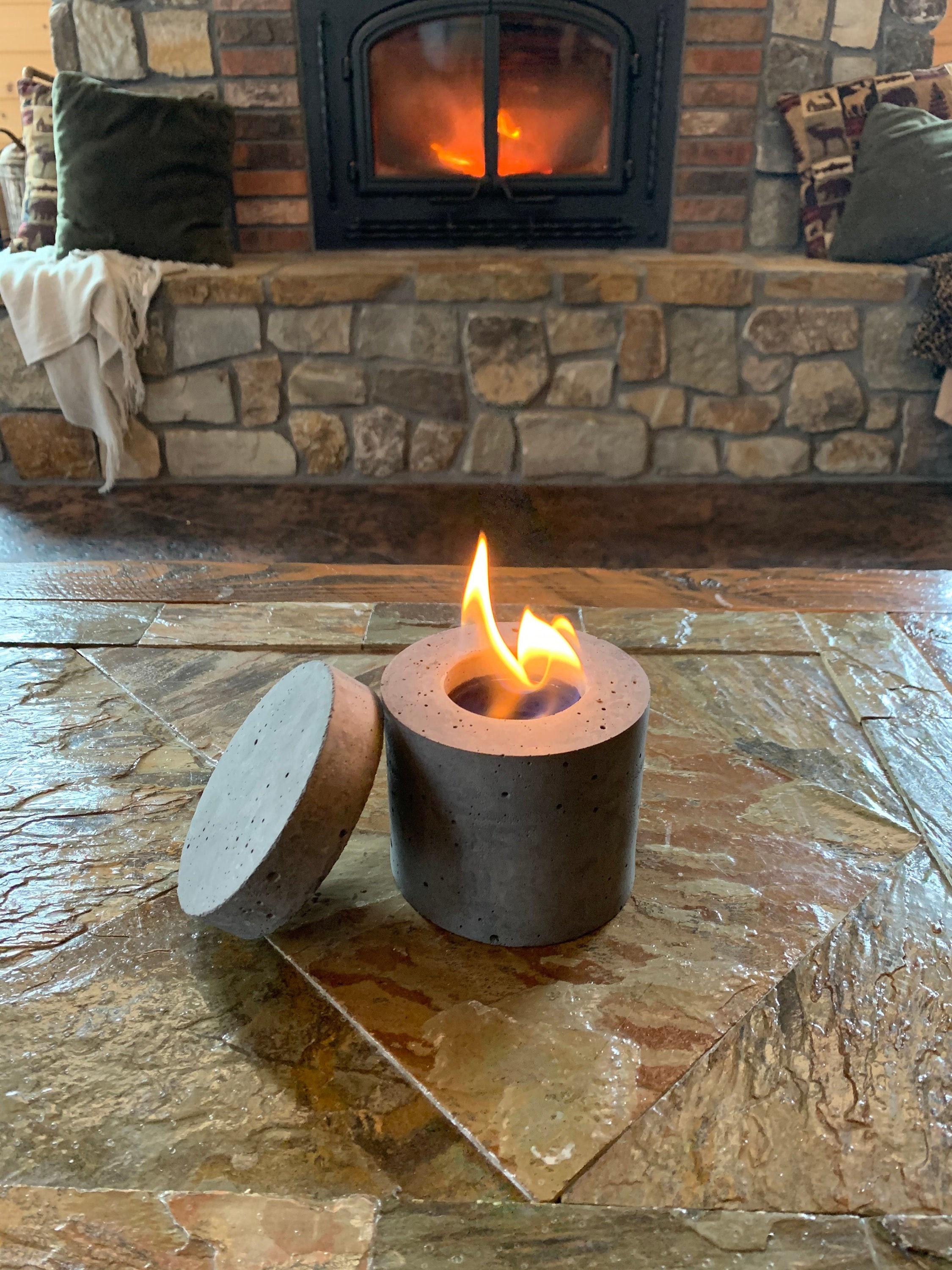repainting a fire pit