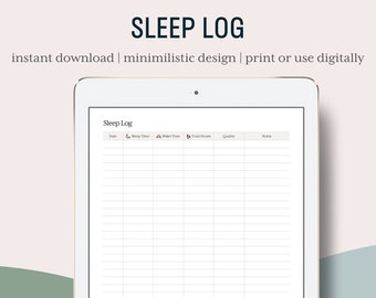 Miesięczny dziennik snu