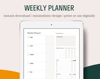 Tygodniowy planer Goodnotes autorstwa TheEditStudioCo