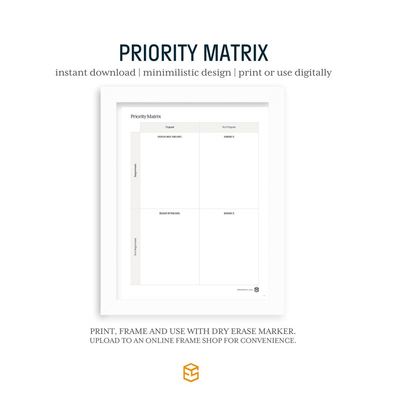 Priority Matrix - Etsy