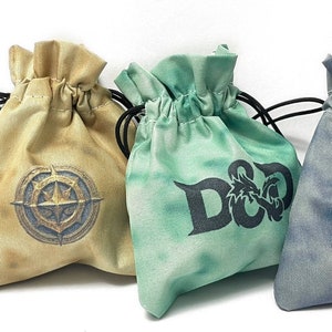 DnD Inspired Drawstring Bag