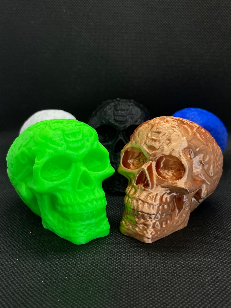 Skull Guitar Pick & Plectrum holder / 3D Printed / Gift / Guitarrista / Bajista / Músicos / Emo / Goth / Para él / Para ella / UK / Fender imagen 2