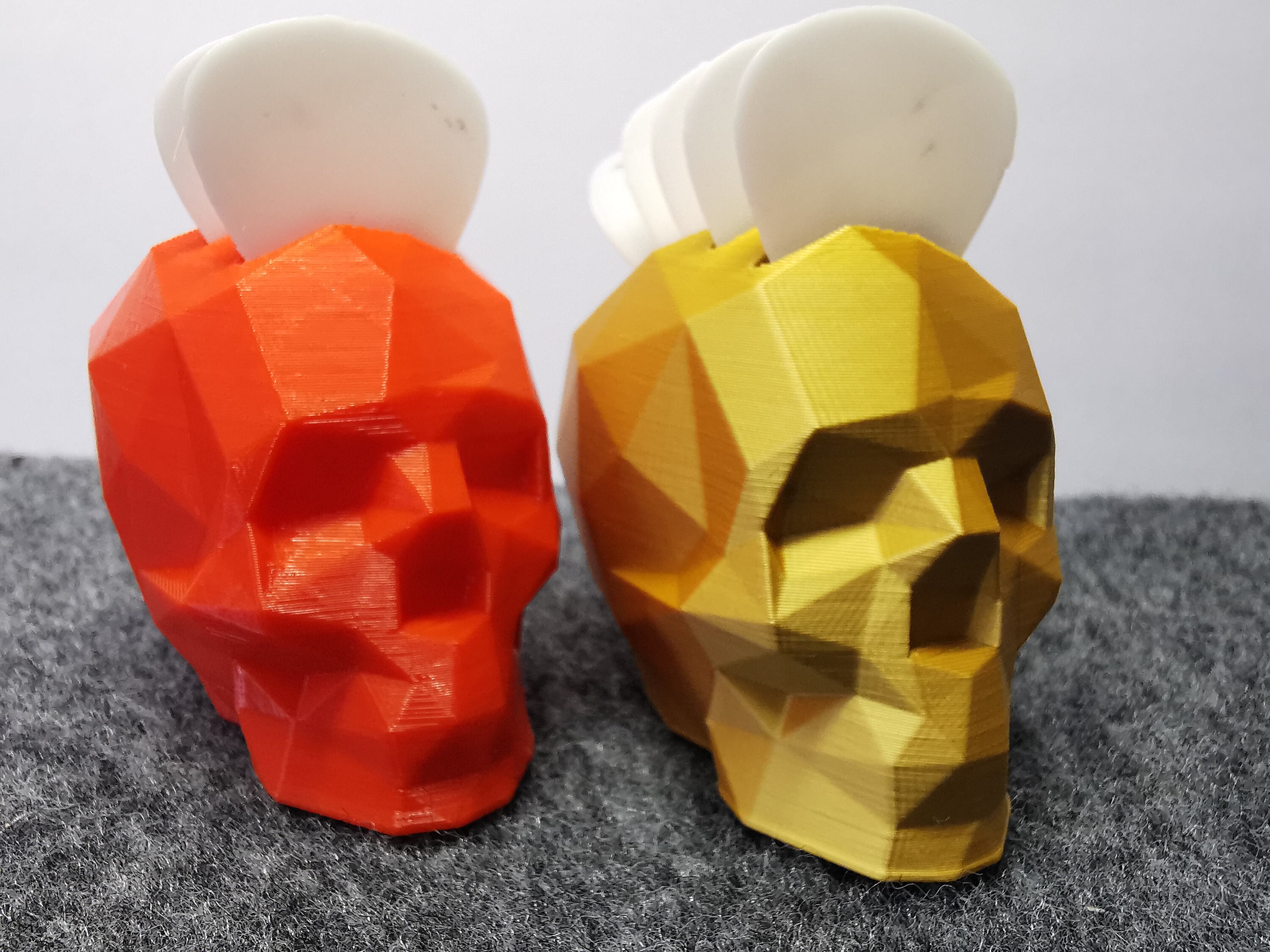 Skull Guitar Pick and Plectrum Holder 3D Printed Gift Etsy