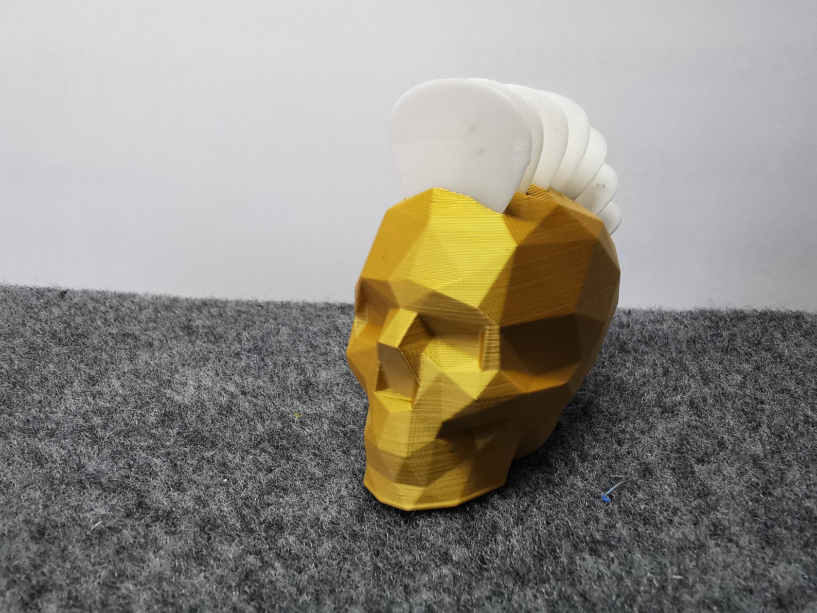 Skull Guitar Pick and Plectrum Holder 3D Printed Gift Etsy