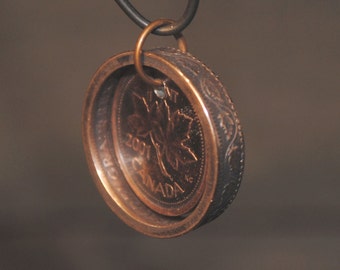 Handmade Canadian Penny Pendant - Pick Your Year