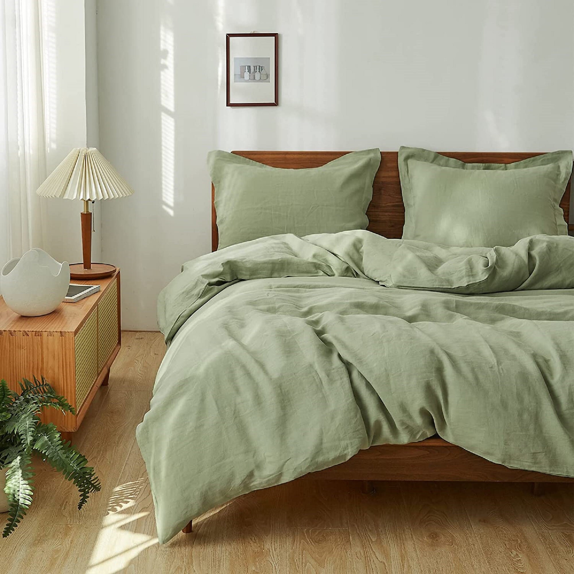 sage green twin quilt
