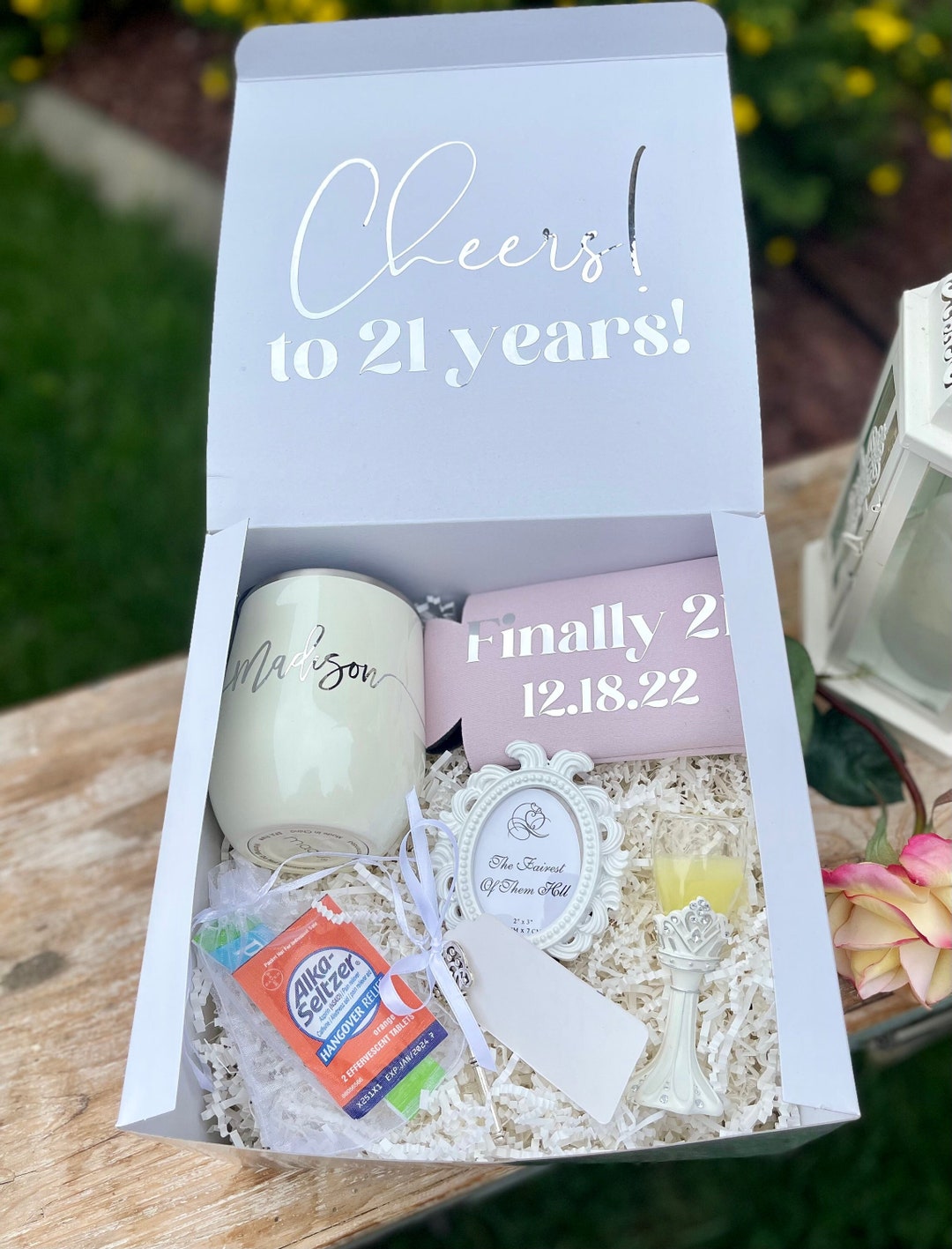 21st Birthday Gift Box, Gift for 21 Year Old, Birthday Gift