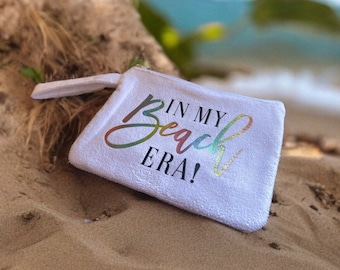 In my Beach Era Swiftie Themed Wet Bikini Bag, Eras Bikini Bag, Taylor Themed, Swiftie Beach Gift