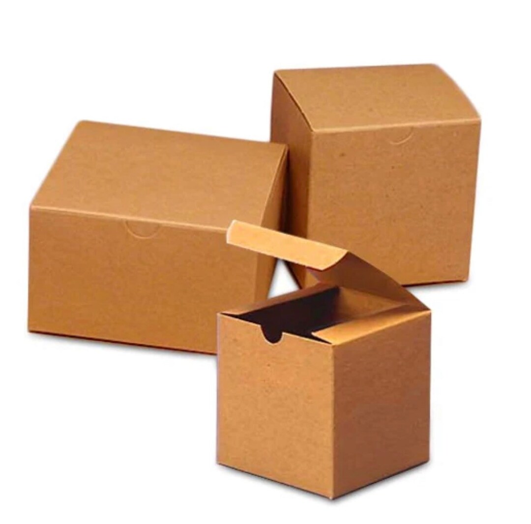 Kraft Tuck Top Gift Boxes, Natural Gift Box, Recyclable Box, Christmas