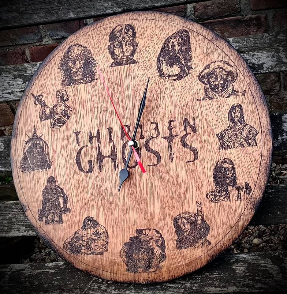 13 Ghost Clock Etsy