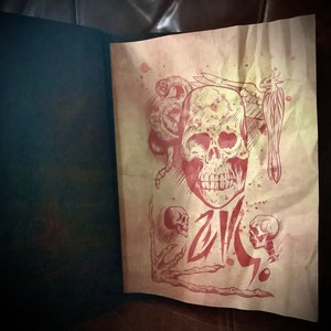 Blood Red Evil Dead Necronomicon Replica Book 1981
