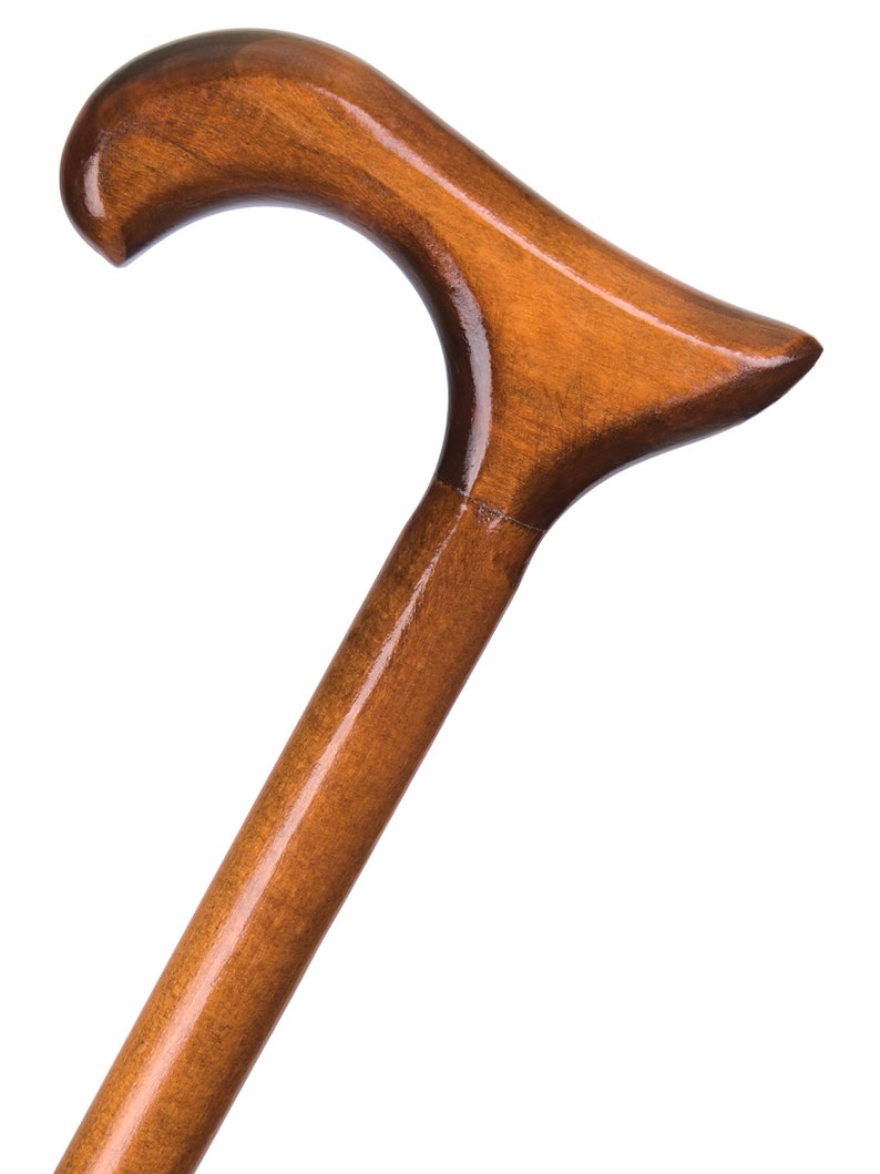 Classic Wooden Cane, Handmade Wooden Walking Stick, Disabled Cane