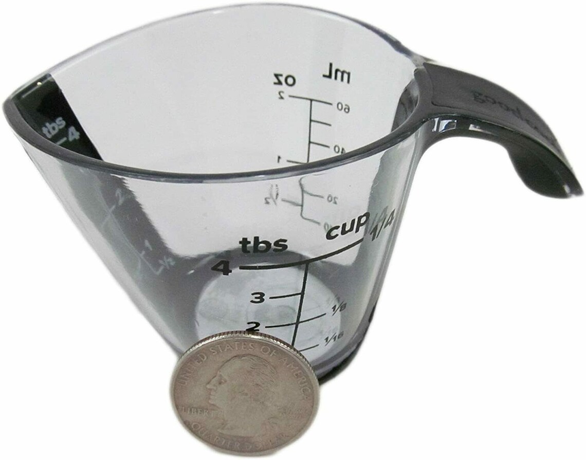 Plastic Measuring Cup 1/4 Capacity Measuring Cups with Handle Etsy