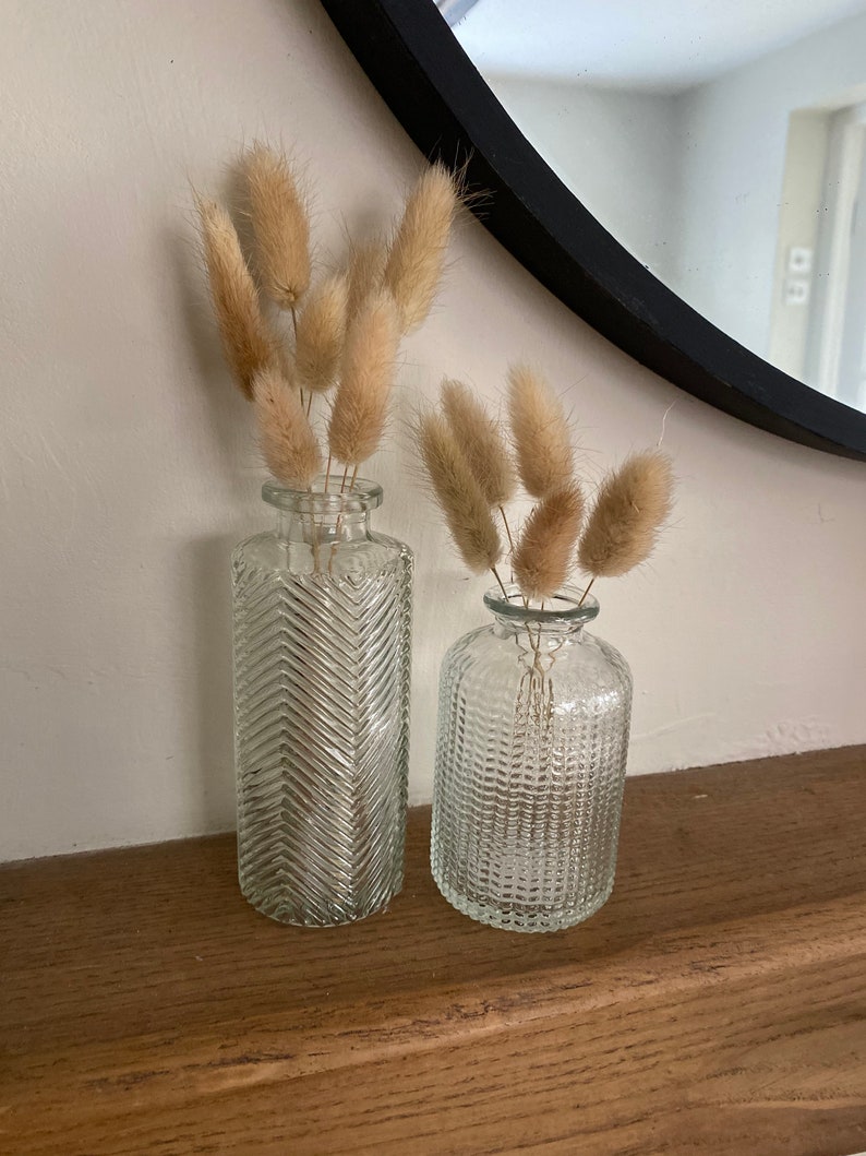 Decorative Vase With Bunny Tails Etsy