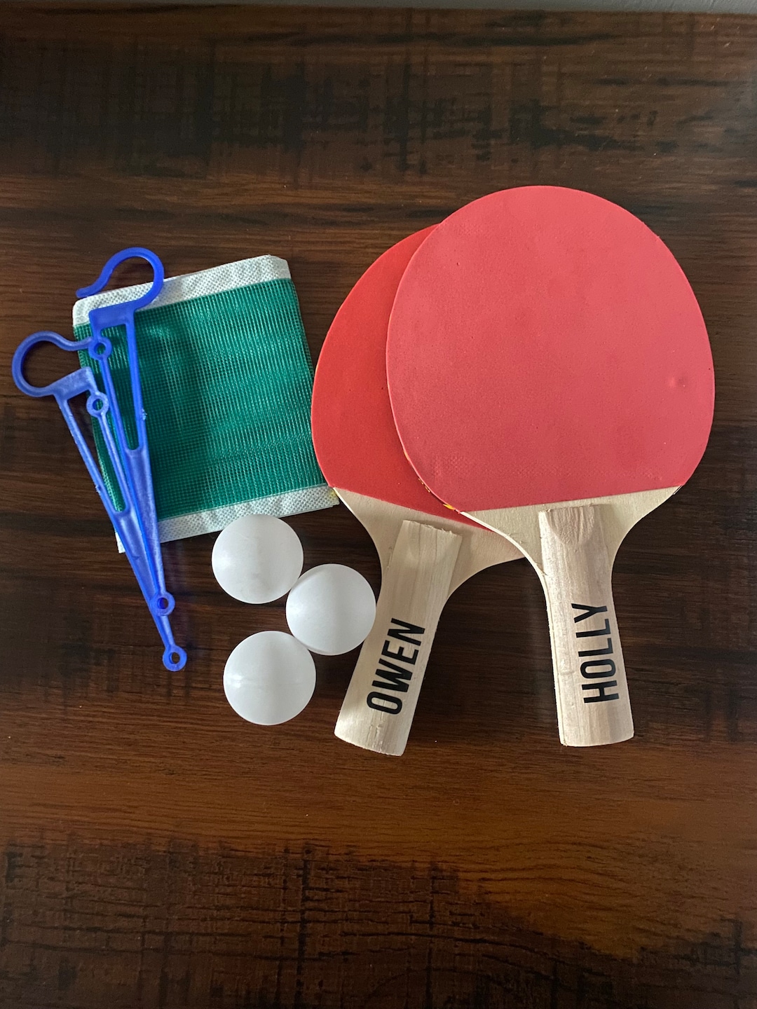 PERSONALISED Table Tennis, Ping Pong Set, Fun Present, Secret Santa ...