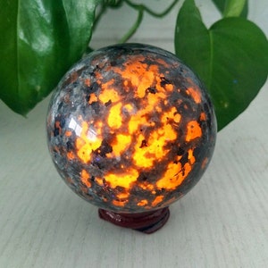 Yooperlite Sphere | Yooperlite Crystal Ball | Powerful Chakra Energy Wicca Crystals and Stones Sphere