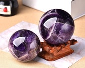 Natural Amethyst Ball - Stone Sphere Crystal 25-50mm