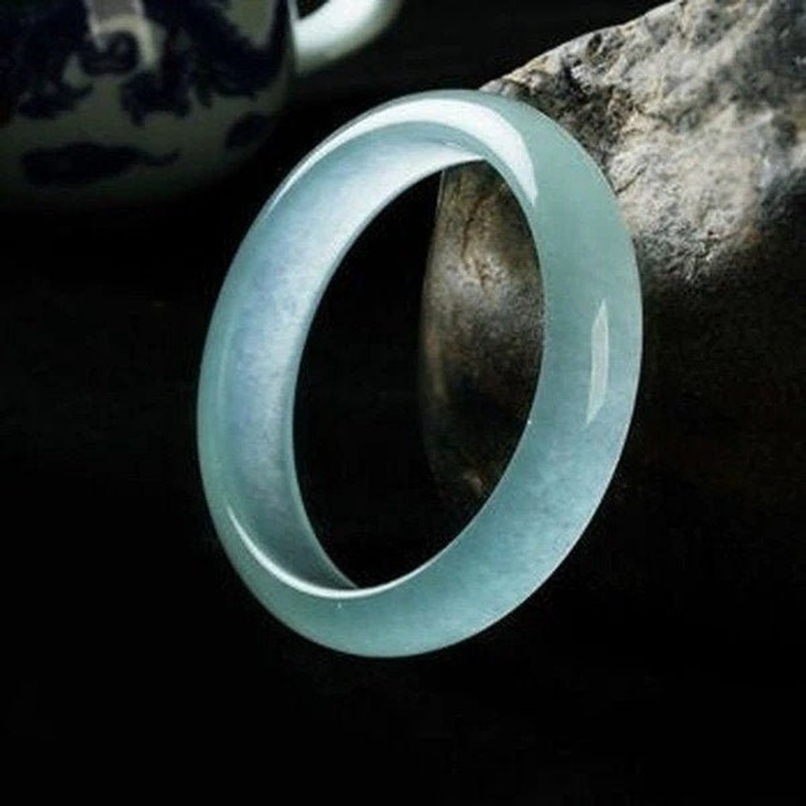 Ice Color Jade Bangle Genuine Ice Jade Bangle Bracelet Etsy