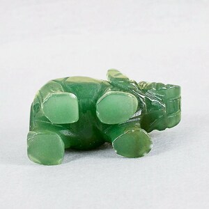Green Jade Elephant Good Luck for Feng Shui, Elephant Green Aventurine ...