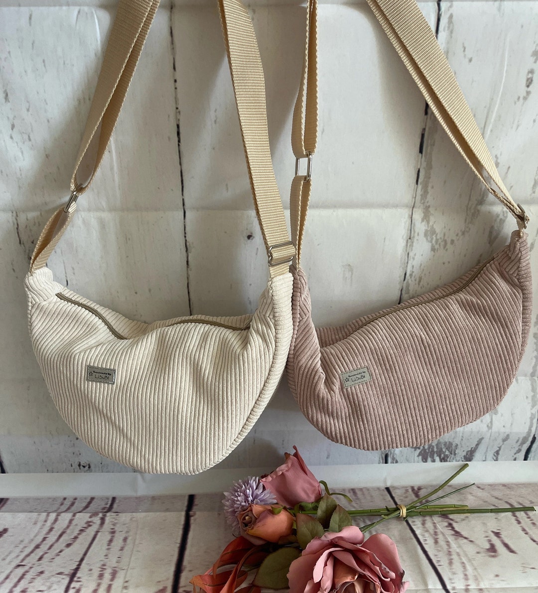 Buy Corduroy Bag Crossbody Bag Halfmoon Bag Banana Bag Bum