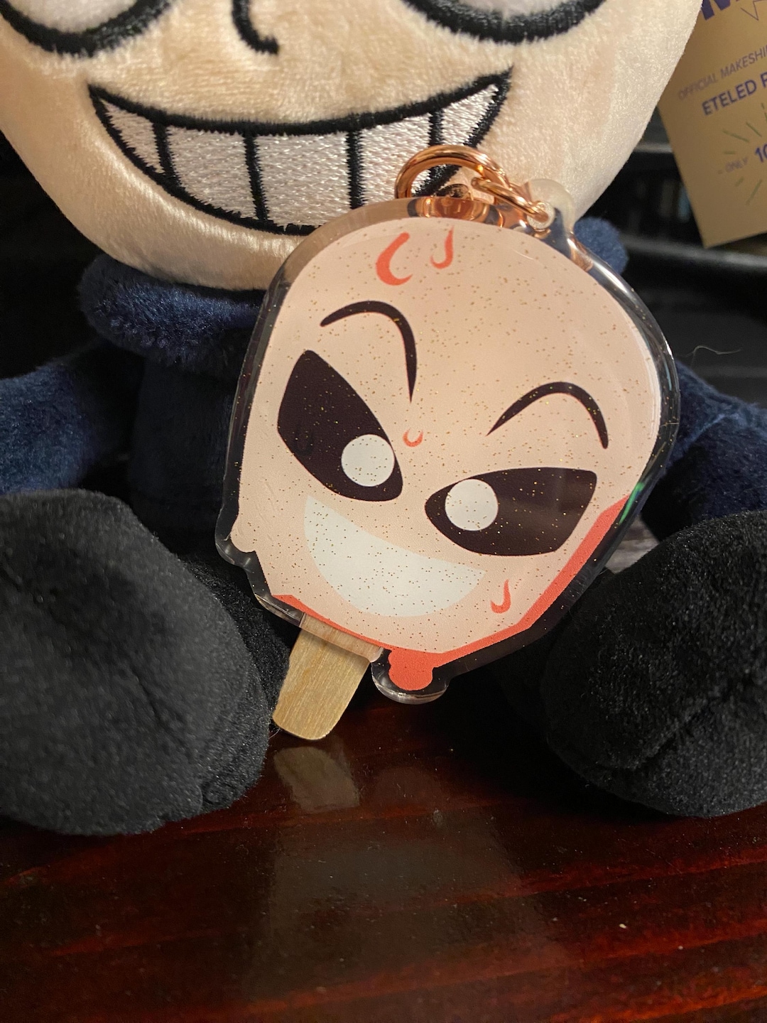 Corrupted Mii Ice Cream Keychain - Etsy