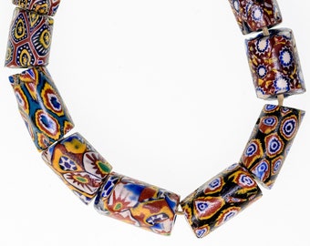Old African Trade Tanga Triangle Bead 30x50mm SKU-TB-407