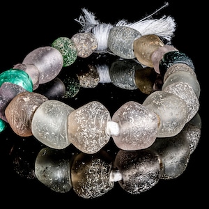 A Short Strand of Dutch Dogon Antique European African Trade Beads