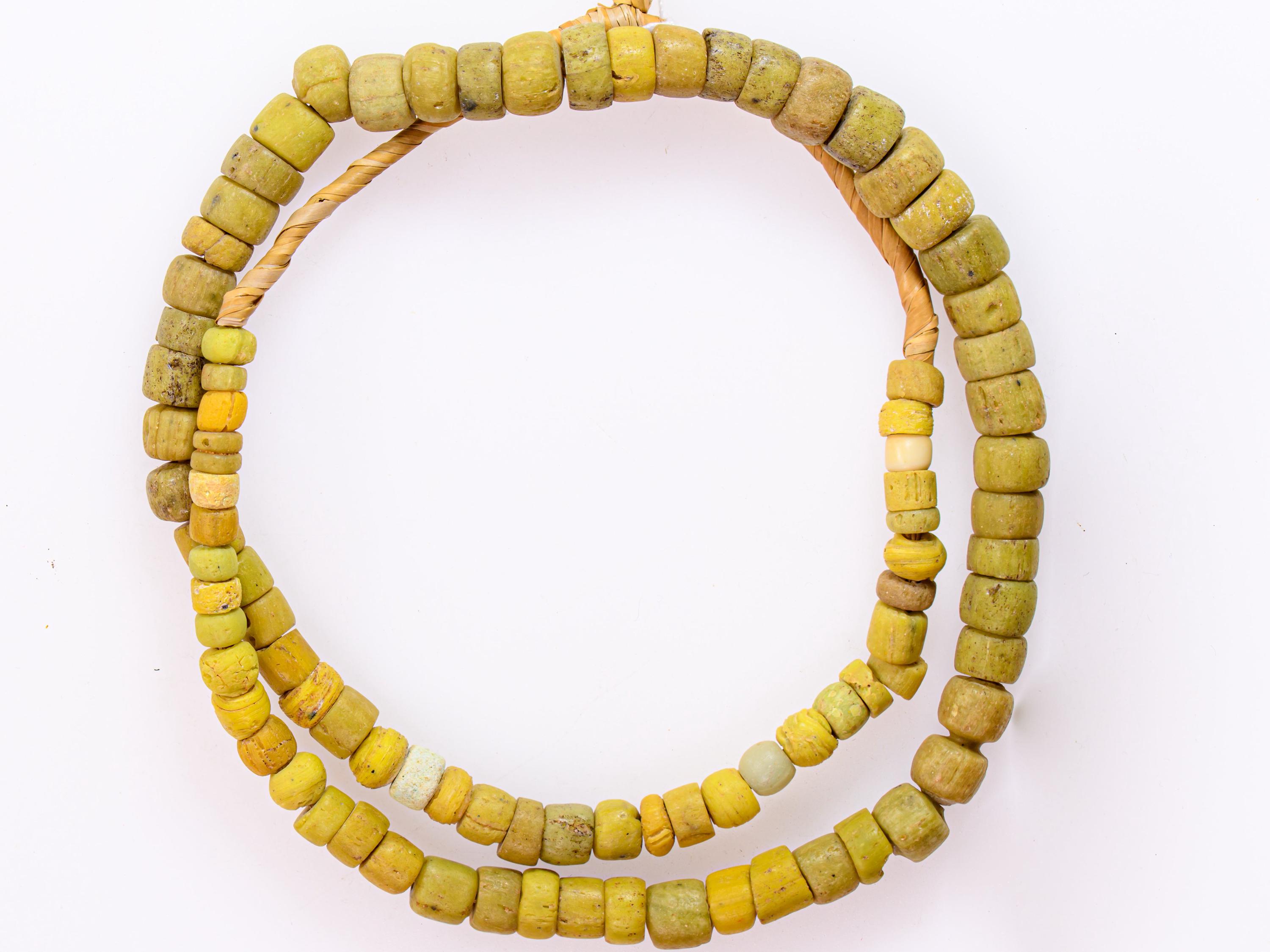 Ancient Indo-pacific Trade Glass Imitation Beads Multiple Colors 