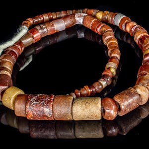 A Strand of Ancient Excavated and Antique Rare Stone Beads CRBM_10611