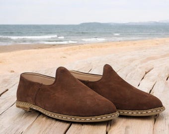 Joya Mens Size 12 David Shoes Nubuck Leather Brown Ortholite  display picture 2