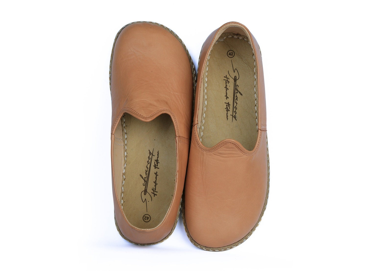 Women's Wide Toe Box Leather Comfy Shoes Authentic Etsy