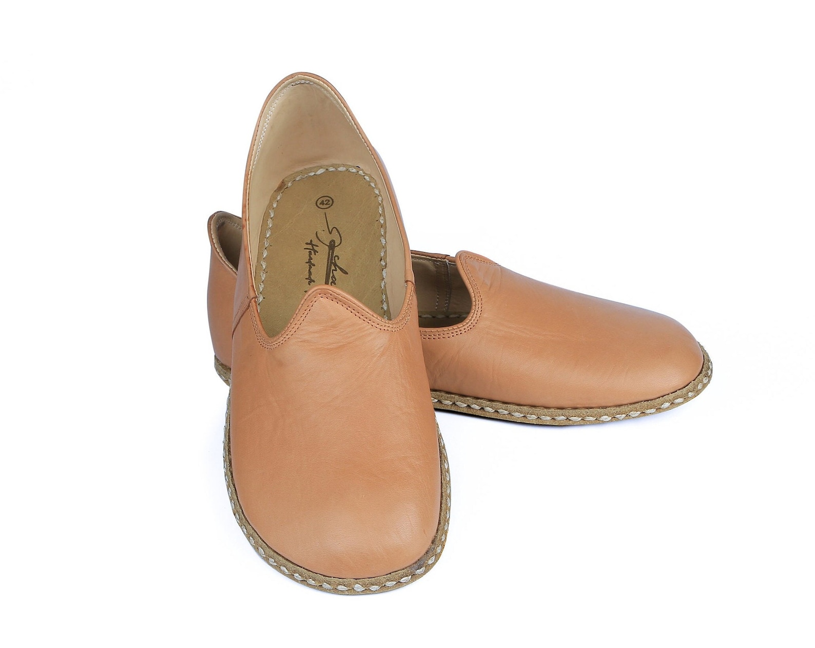 Women's Wide Toe Box Leather Comfy Shoes Authentic Etsy