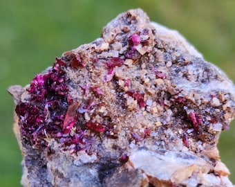 Natürlicher Roselit aus der Bou-Azzer Mine, Marokko, 38gm, US Top Kristalle