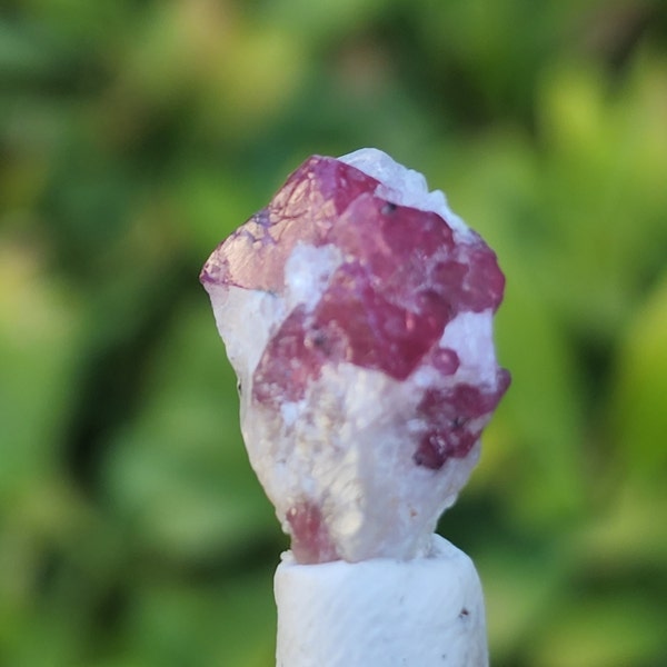 Natural Red Spinel Specimen Fluorescent from Burma Myanmar, Rare Specimen, US TOP Crystals