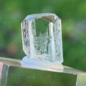 Clear Terminated Aquamarine Crystal from Shigar Valley Pakistan, US Top Crystals