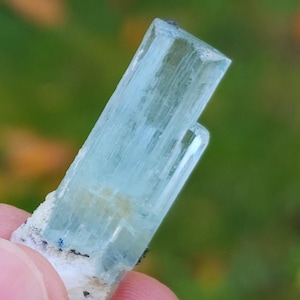 Top Quality Terminated Aquamarine Specimen from Shigar Valley Pakistan, US Top Crystals