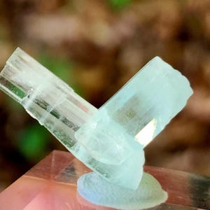 Clear Terminated Aquamarine Crystal from Shigar Valley Pakistan, US Top Crystals