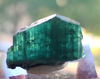 Natural Indicolite Tourmaline Crystal, Rare Afghanistan Gemstone, 4.90gm