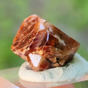 Stunning Terminated Red Zircon Crystal from Chillas Pakistan, Rare And Unique Crystal, Collector Item, US TOP Crystals