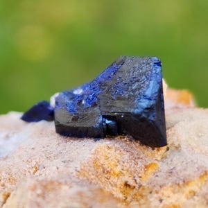Lustrous Azurite Specimen Deep Color from Tsumeb Mine with Remarkable Properties, Watch Video this Museum Quality, Collector Choice