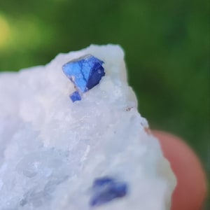 Stunning Blue Cobalt Spinel Specimen from Myanmar, Super Rare Blue Spinel Specimen, 80gm, US TOP Crystals