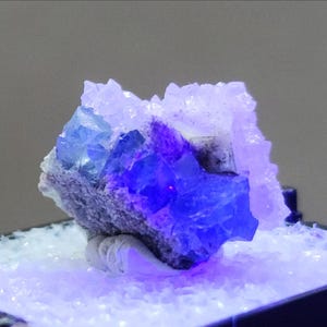 Amazing Rogerly Fluorite from Greedy Hog Pocket, Diana Mine, UK, Watch Video for its Fluorescent wonders, Only for Collectors
