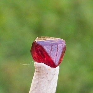 Rare Pigeon Red Terminated Spinel from Burma, Unique and Rarest Collection, Top Quality Red Spinel Gem Grade, US Top Crystals