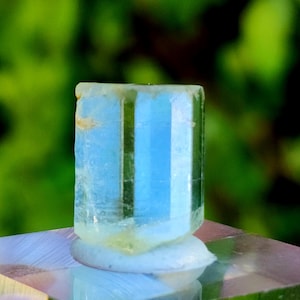 Clear Terminated Aquamarine Crystal from Shigar Valley Pakistan, US Top Crystals