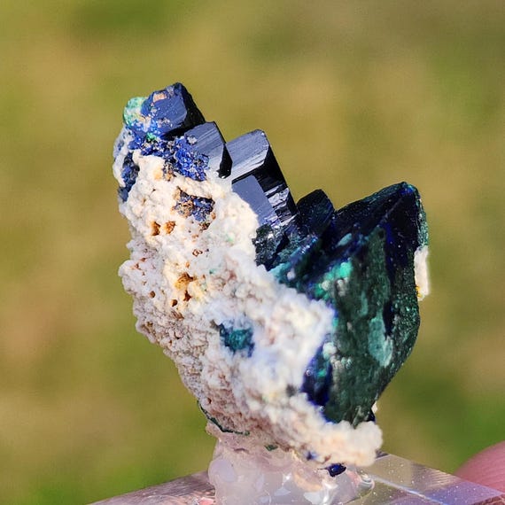 アズライト ツメブ産 鉱物 標本 原石 ツメブ鉱山産 アズライト | 鉱物標本,ア行,アズライト/藍銅鉱 | ほたる