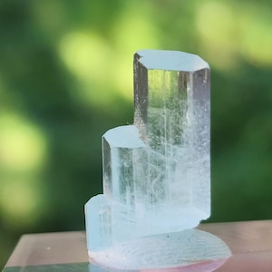 Clear Terminated Aquamarine Crystal from Shigar Valley Pakistan, US Top Crystals
