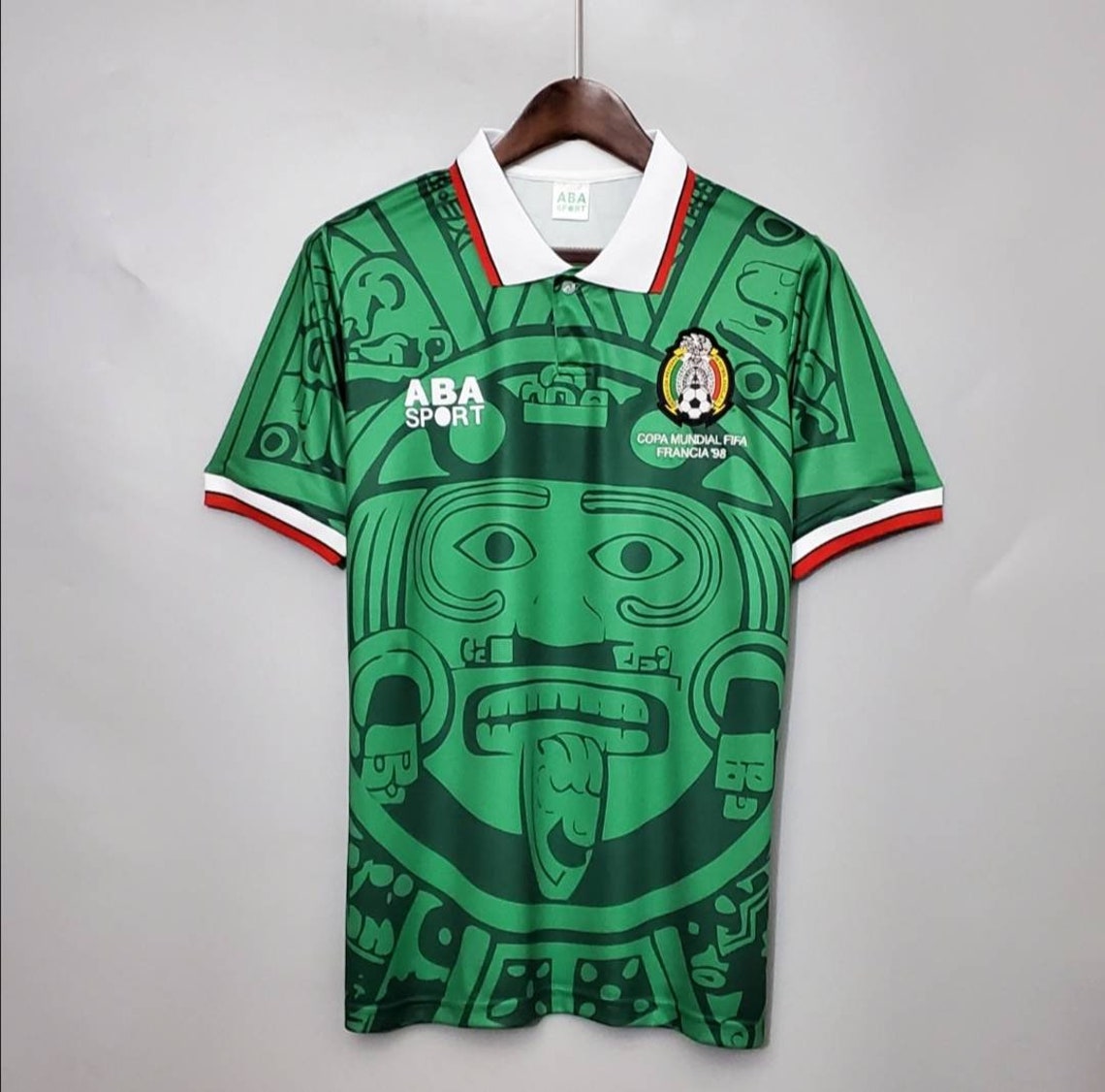 México 1998 home retro jersey football shirt soccer vintage Etsy