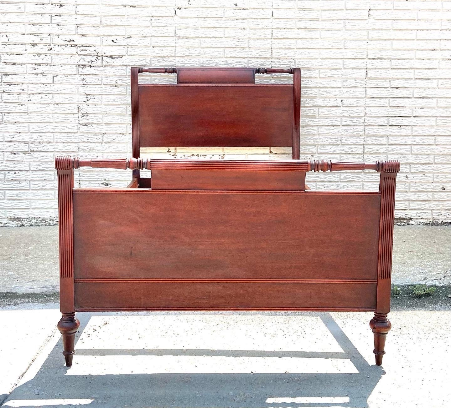Cherry twin bed sale frame