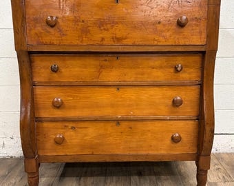 Antique 19th Century American Empire Chest